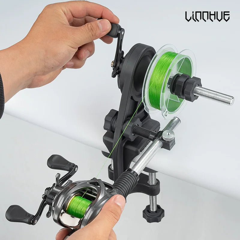 LINNHUE Lightweight Fishing Line Winder Spooler Antirust Sturdy Line Winder Spinning Baitcasting Reel Fishing Tool Accessories