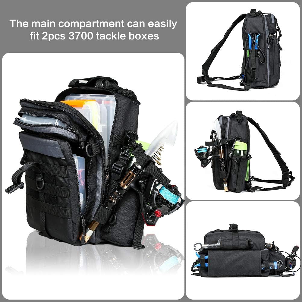 Water-Resistant Fishing Backpack