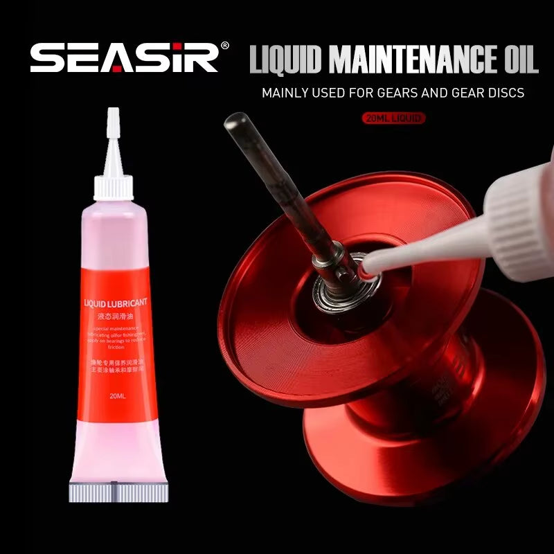 Protective Grease (20Ml) + Lubricant Oil for Fishing Reel Bearing Maintenance Oil Fishing Tool (20Ml X 2 Pcs)