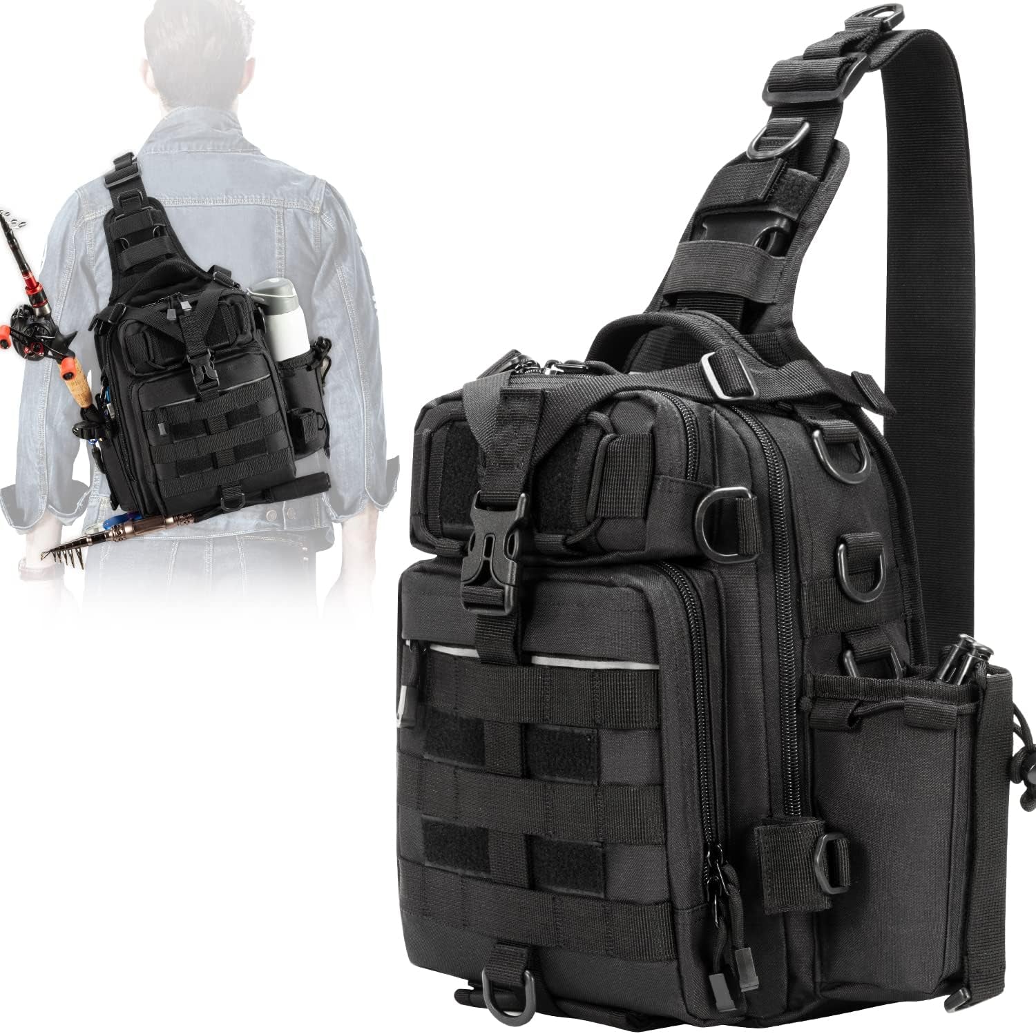 Water-Resistant Fishing Backpack