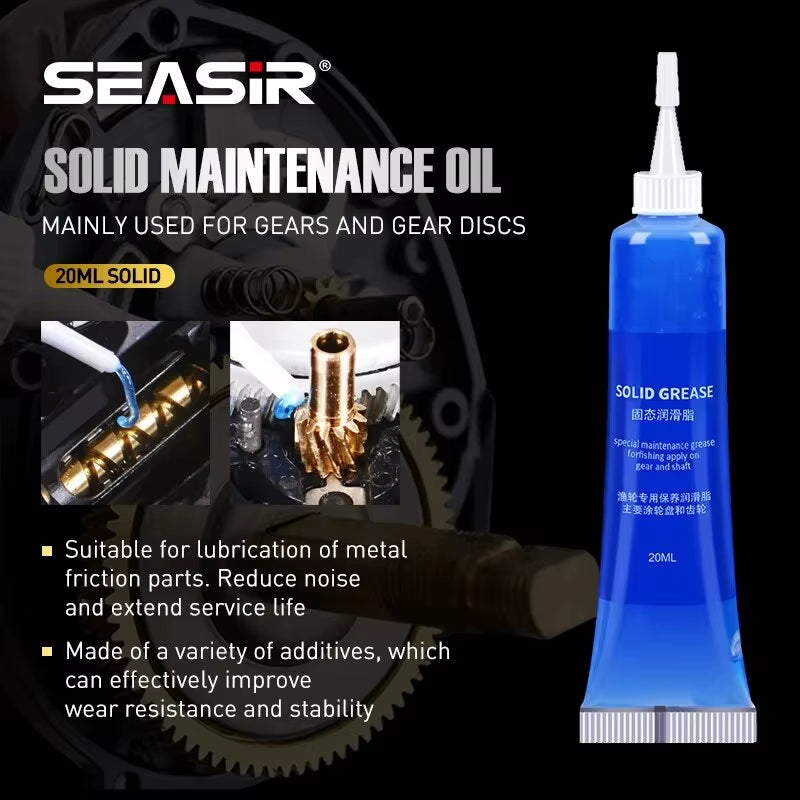 Protective Grease (20Ml) + Lubricant Oil for Fishing Reel Bearing Maintenance Oil Fishing Tool (20Ml X 2 Pcs)
