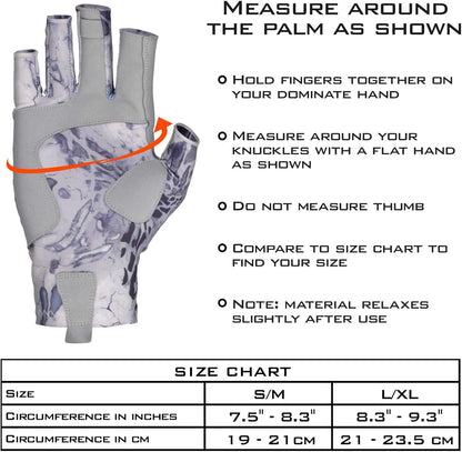 Sol Armis Sun Gloves UPF50+ Fishing Gloves UV Protection, Sun Protection for Outdoor, Kayaking, Rowing