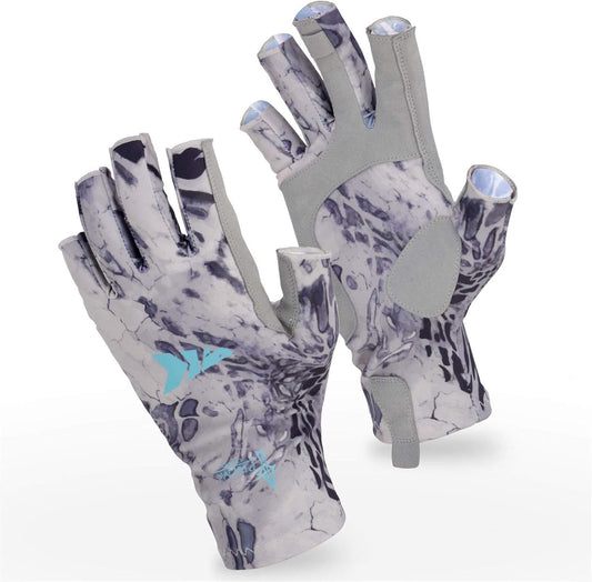 Sol Armis Sun Gloves UPF50+ Fishing Gloves UV Protection, Sun Protection for Outdoor, Kayaking, Rowing