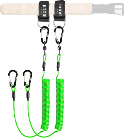 T02 Fishing Pole Tether, Kayak Paddle Leash, Paddle Board Fishing Accessories, Heavy Duty Fishing Lanyard for Fishing Tools/Rods/Paddles