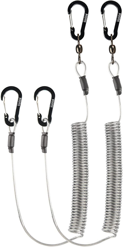 T02 Fishing Pole Tether, Kayak Paddle Leash, Paddle Board Fishing Accessories, Heavy Duty Fishing Lanyard for Fishing Tools/Rods/Paddles