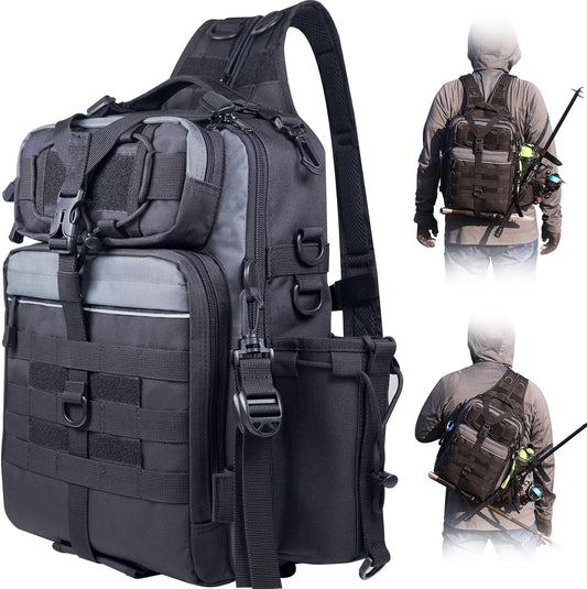 Water-Resistant Fishing Backpack